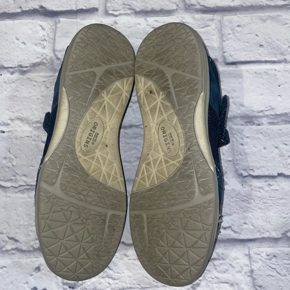 Earth Origins Effie Suede Dark Blue Size 8 - Picture 6 of 7